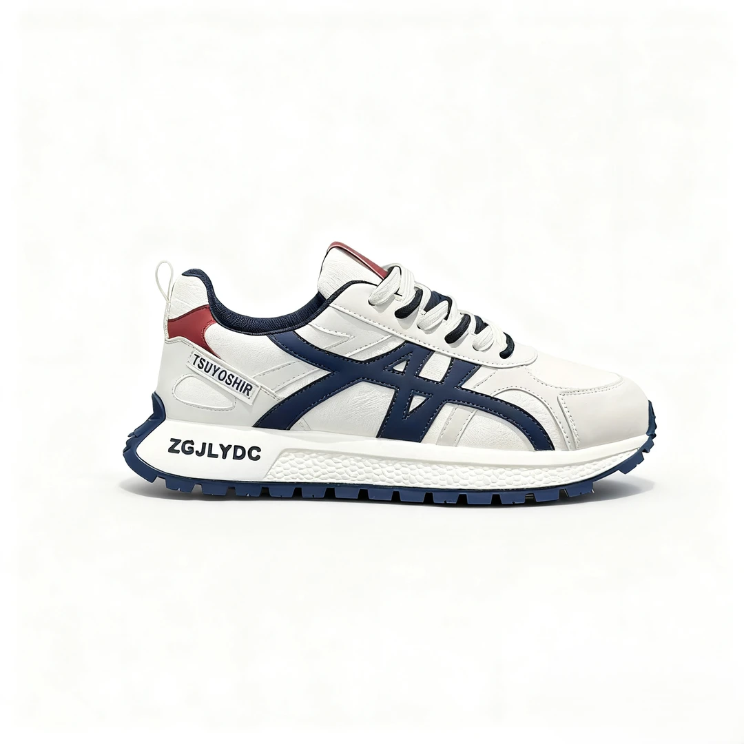 2025秋冬新款阿甘鞋男士时尚运动休闲鞋厚底跑步舒适透气老爹鞋男