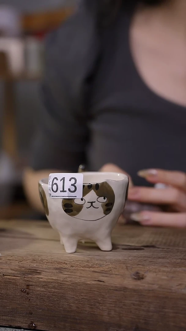 【闪购商品】瓷片福利！设计师款猫咪杯