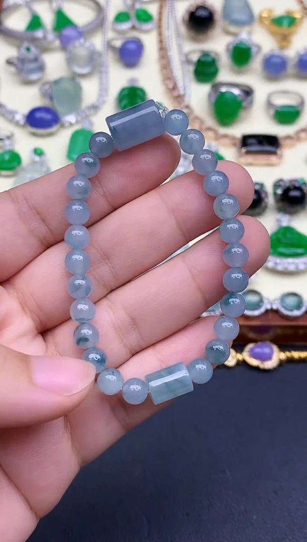 未镶嵌手链翡翠229-中国好珍宝