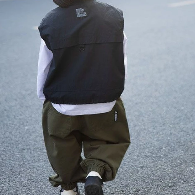 童装儿童外套马甲2025洋气春季新款帅气工装春秋男童韩版上衣