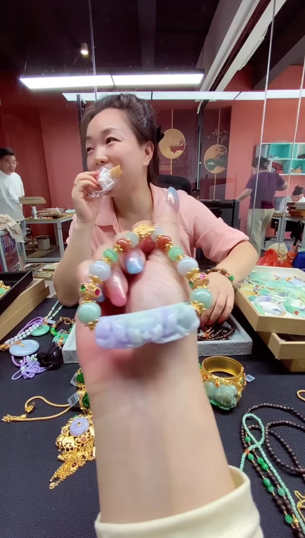 颈饰未镶嵌翡翠翡翠手串