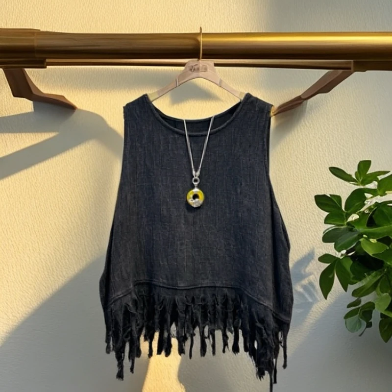 真真推荐满分麻无袖北心原创设计优雅，随性经典时尚85至150斤