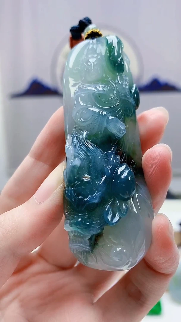 未镶嵌定制翡翠4917zm-毛货挂件114