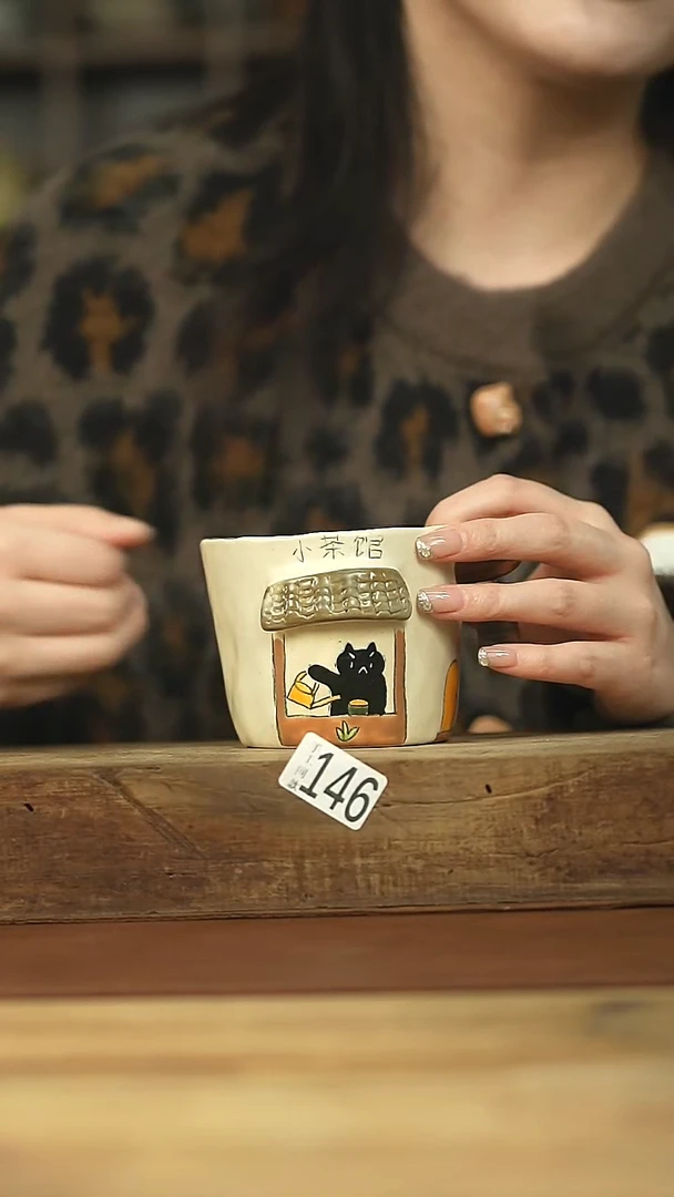 设计师手作款！！！喵喵设计师款福利！！！！咖啡杯
