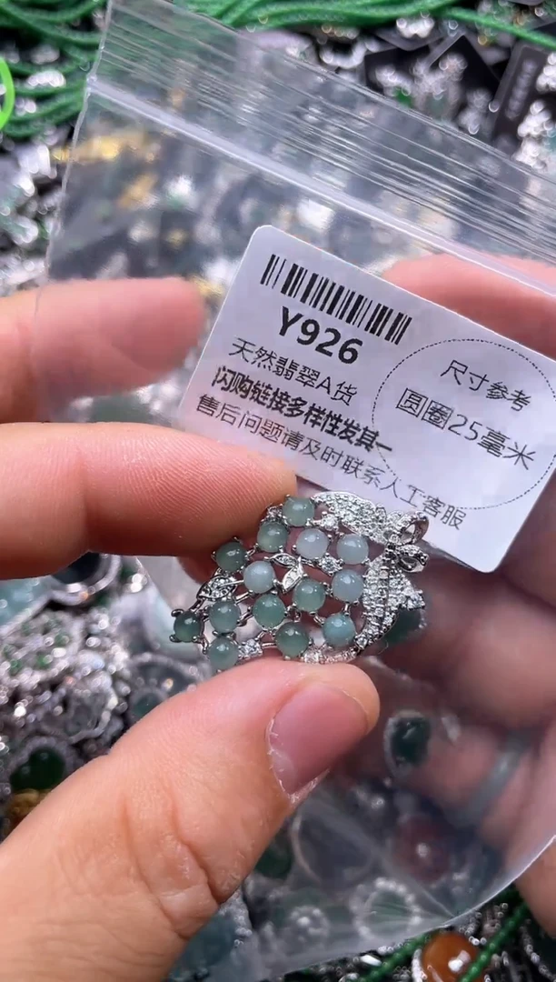 【闪购商品】翡翠颈饰未镶嵌Y926吊坠