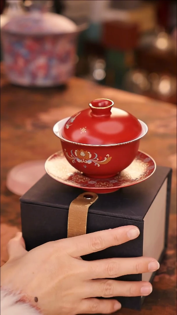 【闪购商品】陶瓷茶具（无礼盒无茶盘）@@A11447