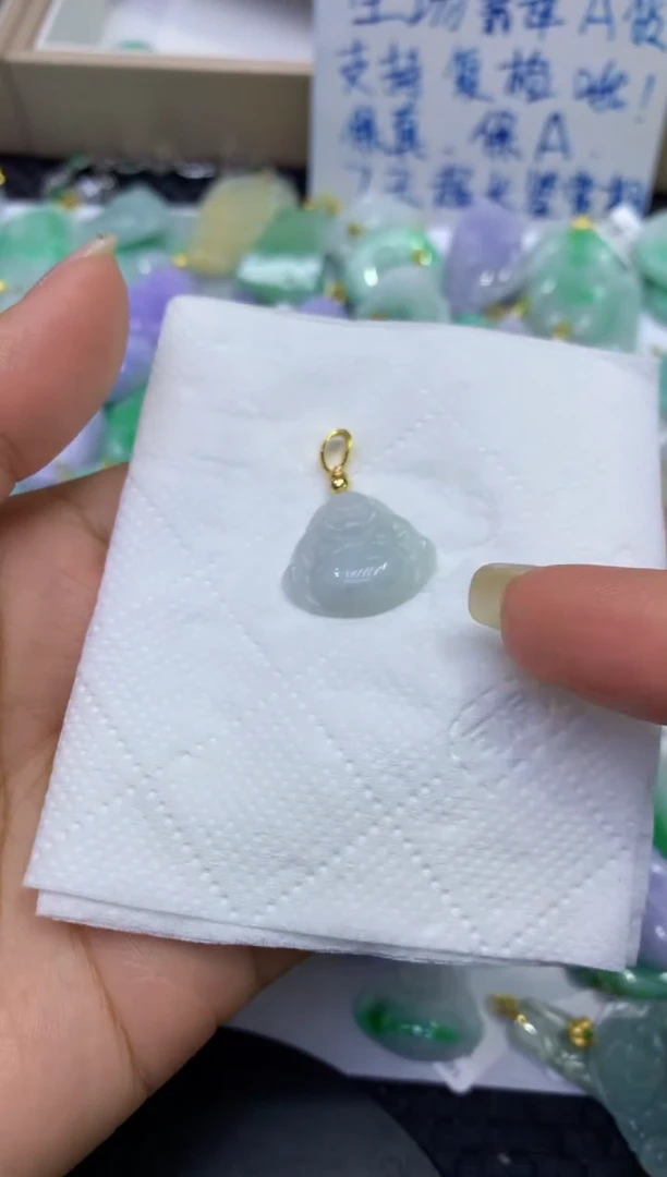 颈饰未镶嵌翡翠天然缅甸A货翡翠