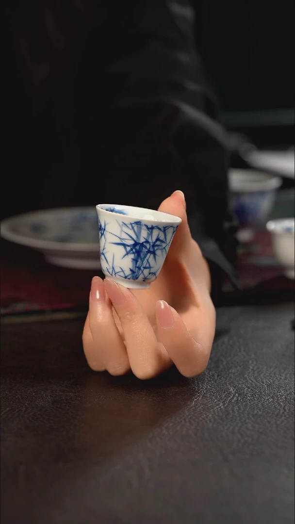 厚力煊竹影小闻香杯 随机