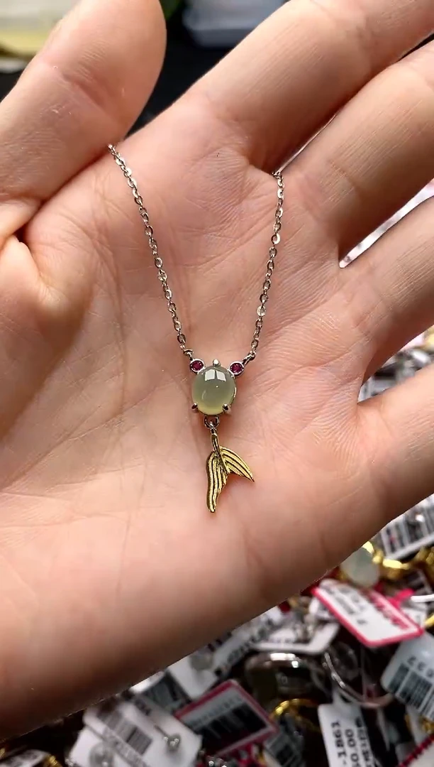 【闪购商品】翡翠戒指银S925镶嵌11111111     5