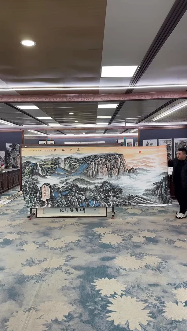国画W-王红兵-大丈二-山水国画