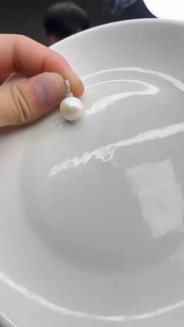 未镶嵌吊坠淡水珍珠白色系吊坠