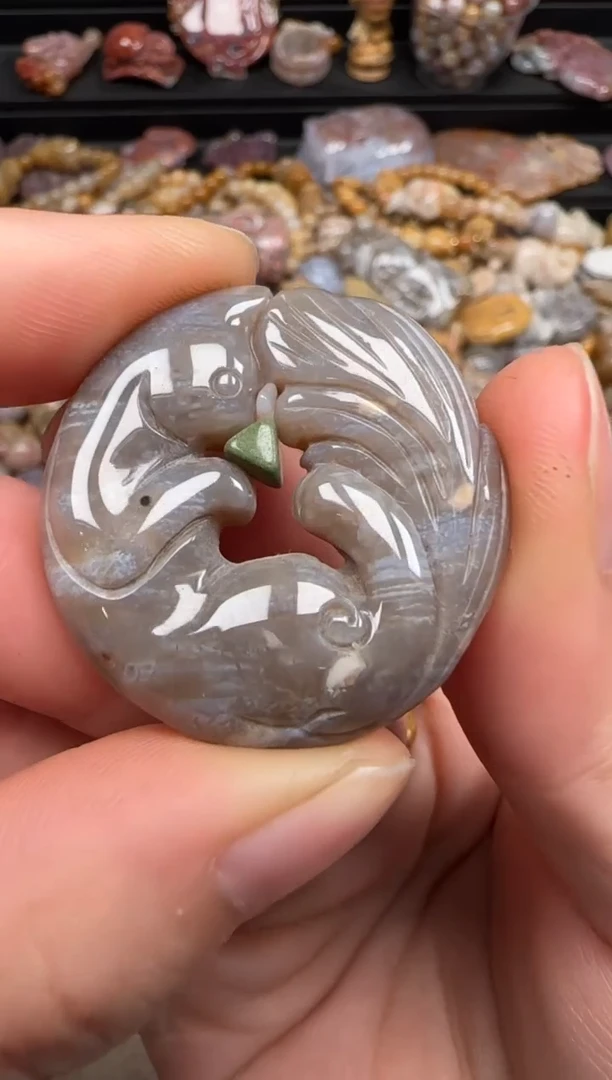 【闪购商品】硅化珊瑚（珊瑚玉）未镶嵌颈饰876