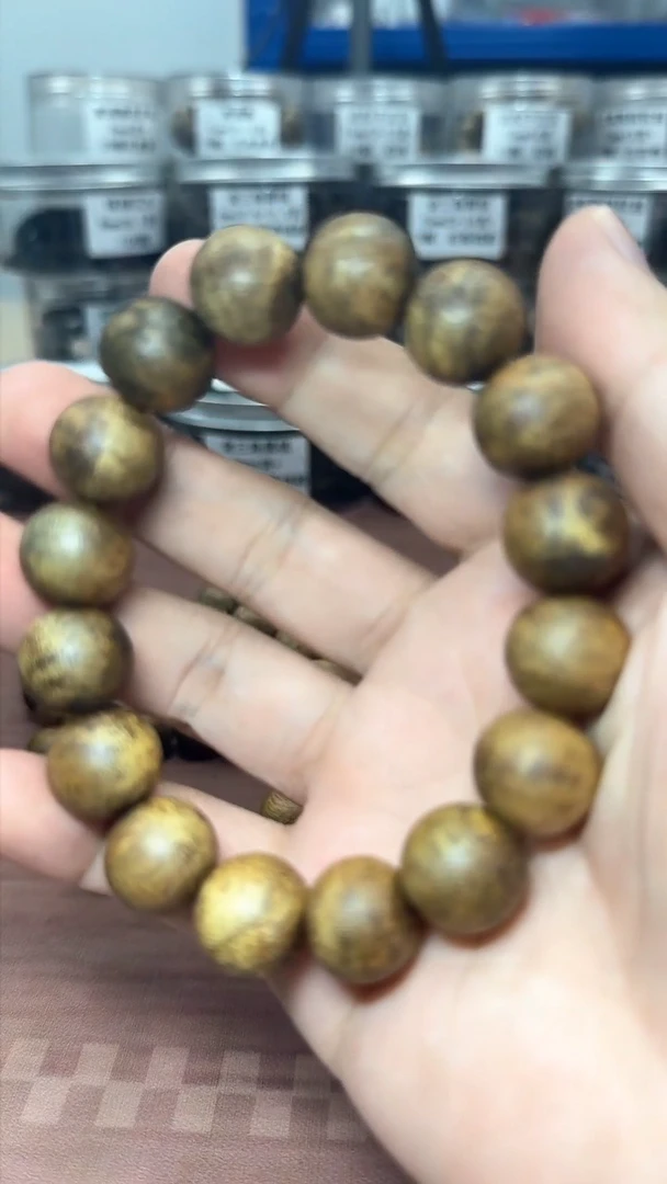 沉香手串棋楠单圈14MM12克