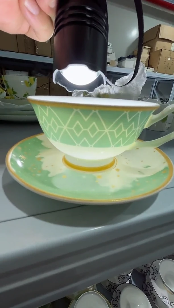 瓷片日用陶瓷（简装）咖啡杯1套