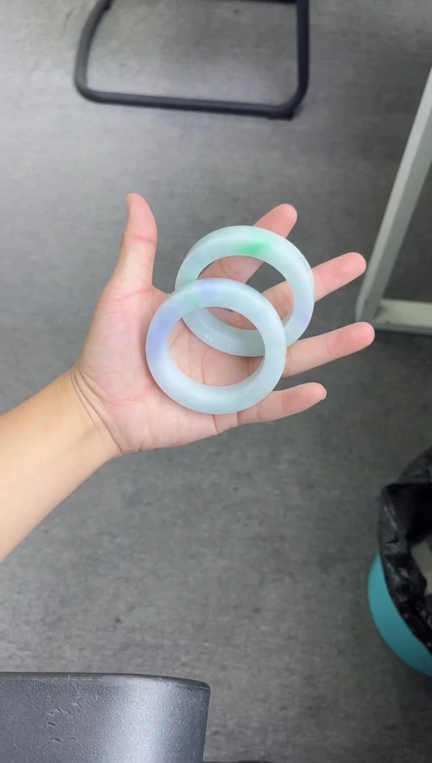 未镶嵌手镯定制翡翠剑**心手镯【多样性发货一件】