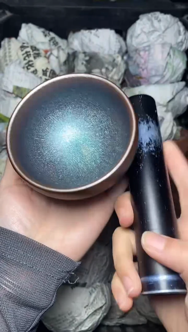 茶盏糖果 蓝钵 盏三疯建盏茶器