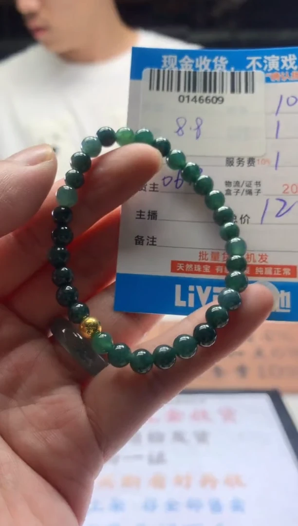 翡翠未镶嵌颈饰天然翡翠A货拍一发一