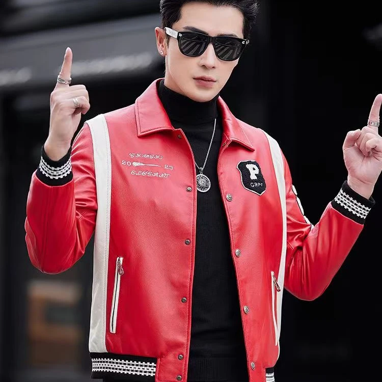 男士皮衣以直播间实物为准私拍不发（包真皮不包全新全部默认微瑕）