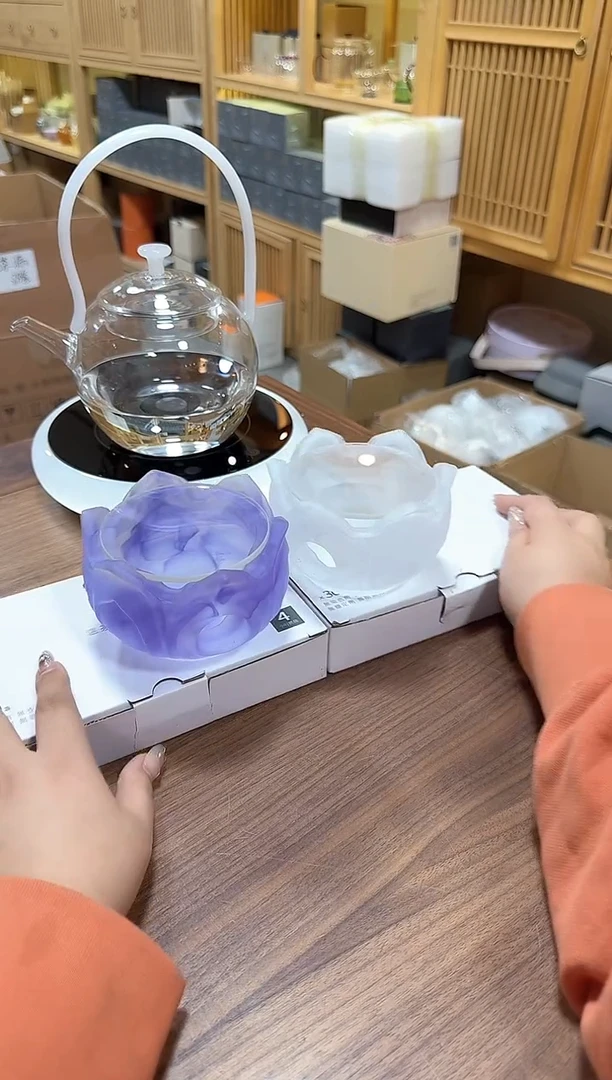 白色温茶器
