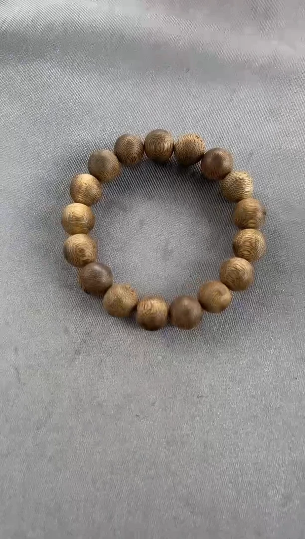 手串沉香黄油格12圆珠单圈多样性发一