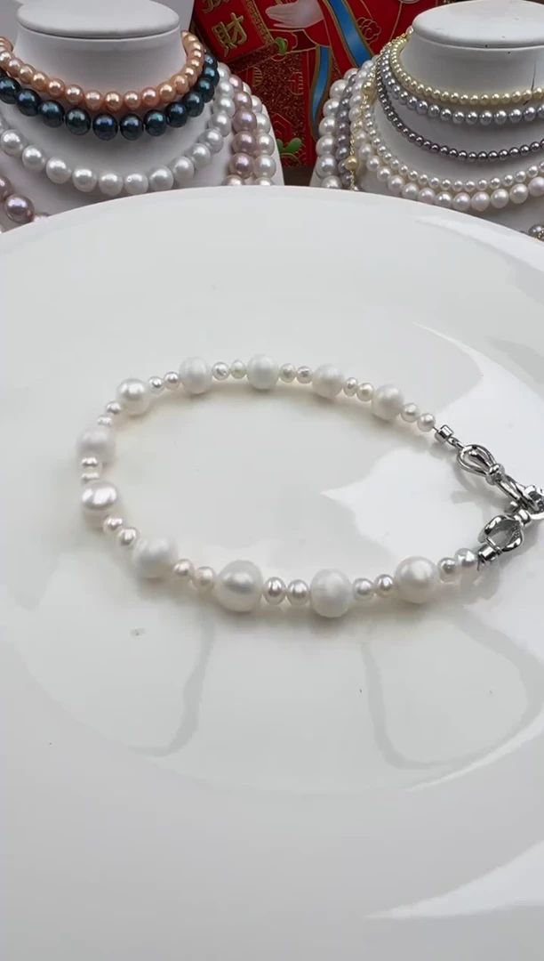 淡水珍珠未镶嵌颈饰1