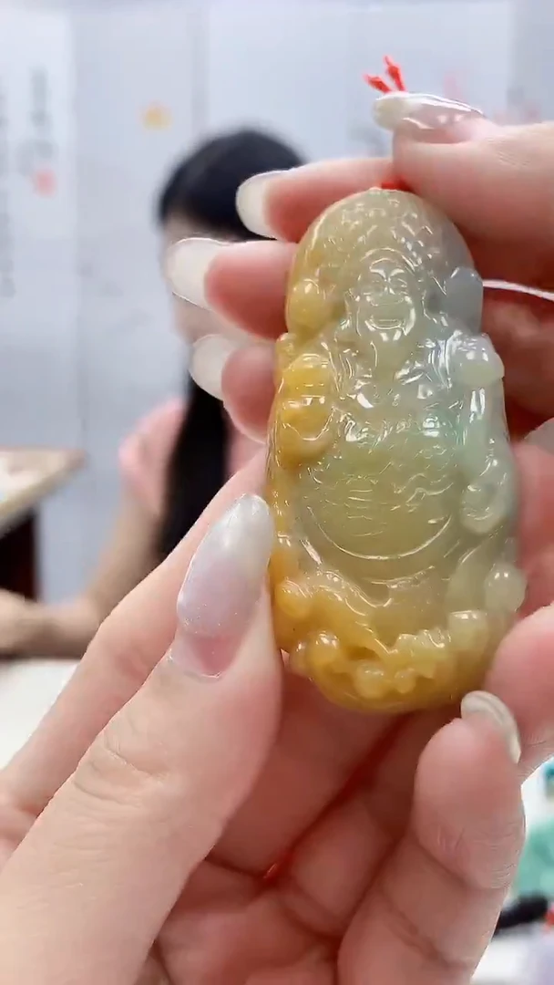 定制翡翠未镶嵌4812lr-毛货挂件138