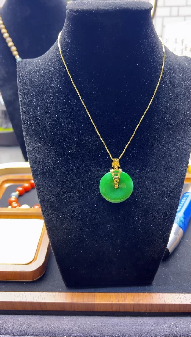 【闪购商品】翡翠耳饰14K金镶嵌D130