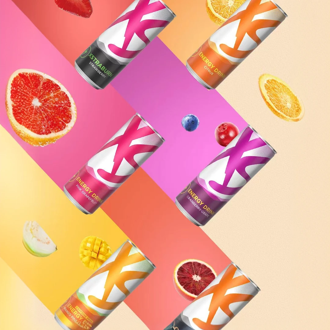 XS营养运动饮料（6种口味各6罐共36罐）维生素能量无糖提神健身塑形