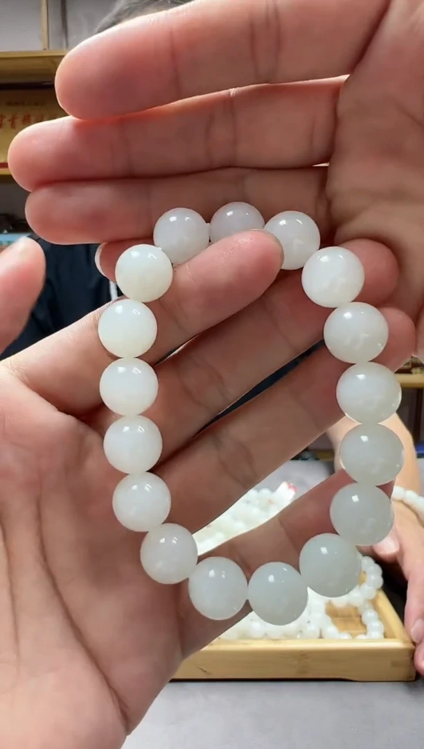 手链未镶嵌和田玉12且末天泰发国检