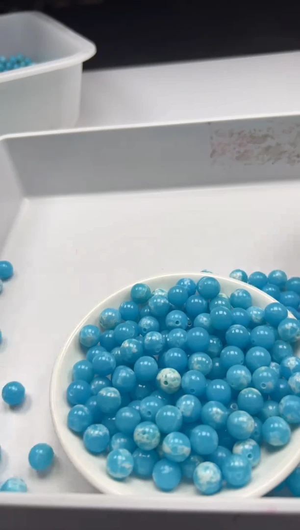 玛瑙/玉髓颈饰未镶嵌w2497海纹*石10mm*20颗