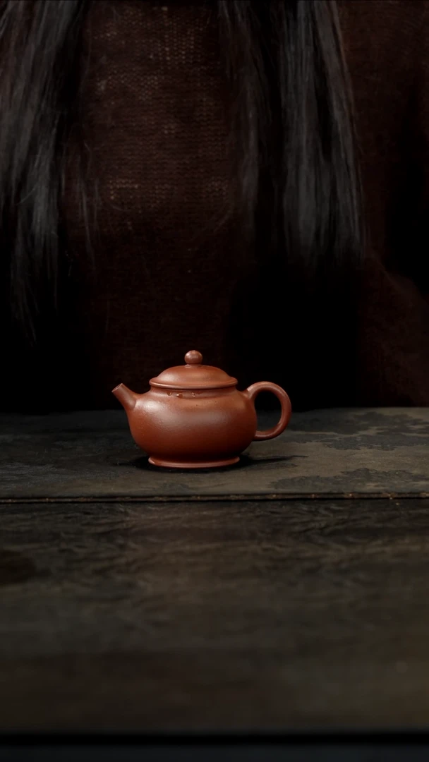 茶壶紫砂清水泥潘壶120cc