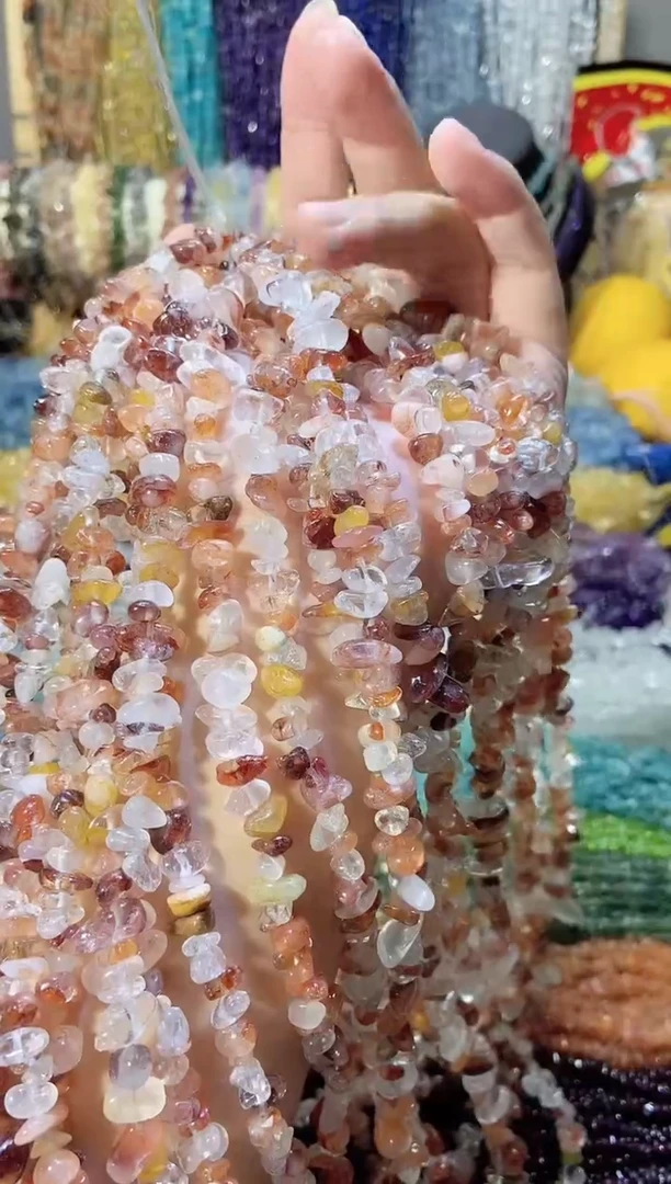 未镶嵌珠宝半成品水晶红胶花