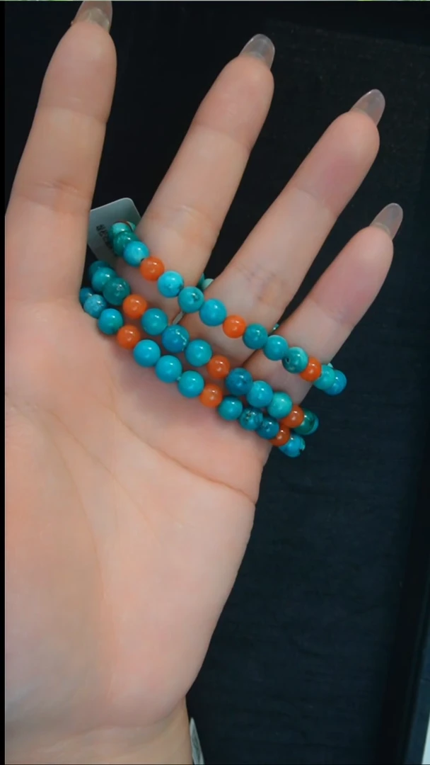 未镶嵌绿松石手串多样性发货一件