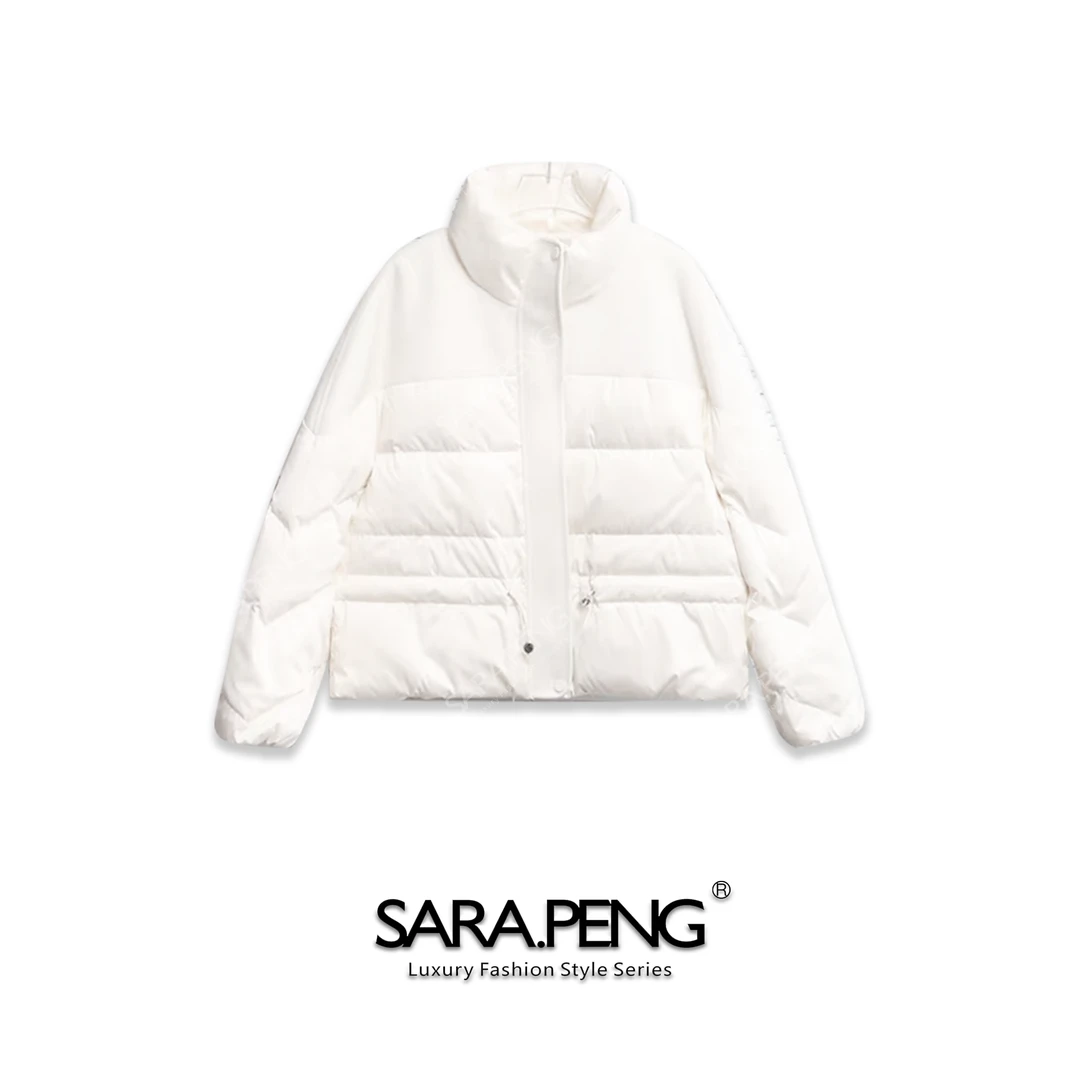 S.P冬眠日记｜全新羊绒羊毛拼90鹅绒服收腰百搭洋气外套｜2D168744