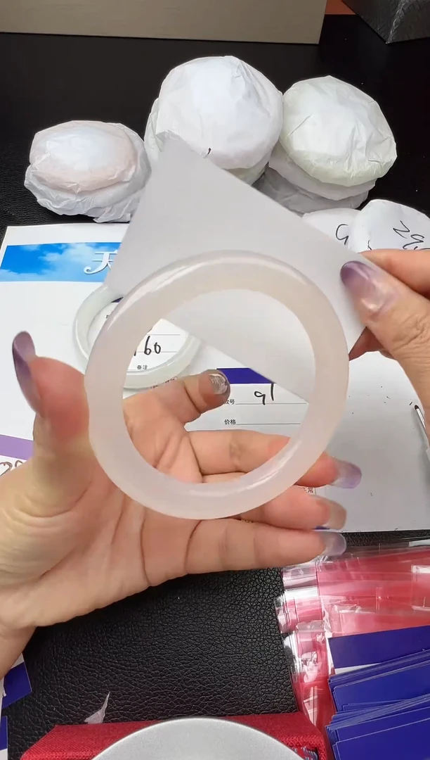 未镶嵌手镯石英质玉圈口 59 60