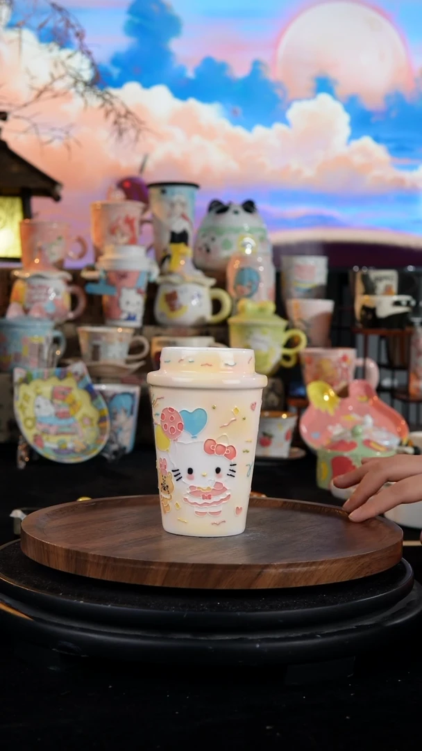 陶瓷便携款手工手绘景德镇陶瓷