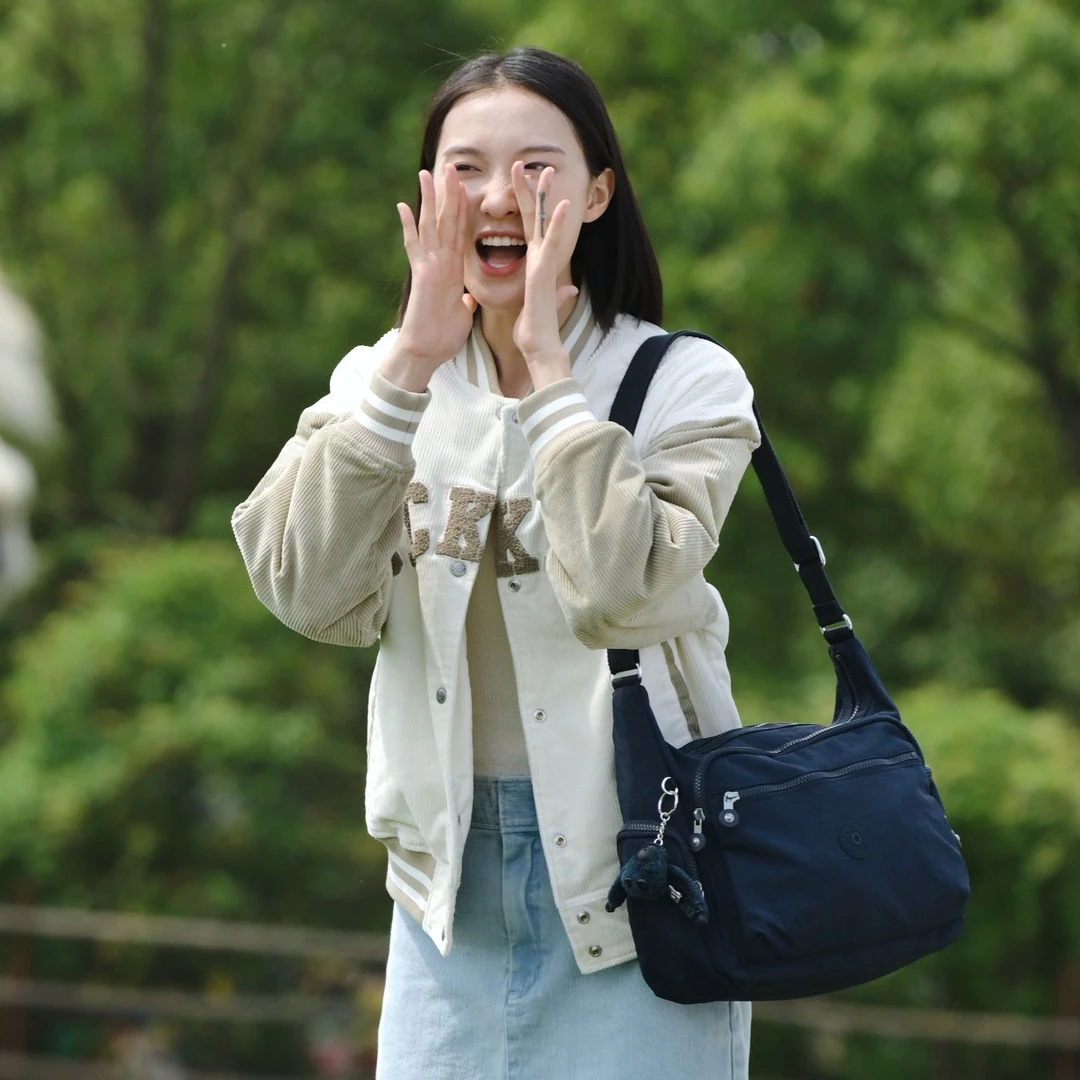 kipling时尚轻便单肩斜挎包休闲百搭饺子包牛角包|GABBIE款系列