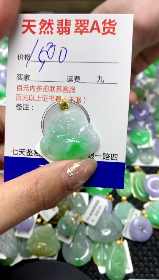 【闪购商品】翡翠颈饰18K金镶嵌111111111