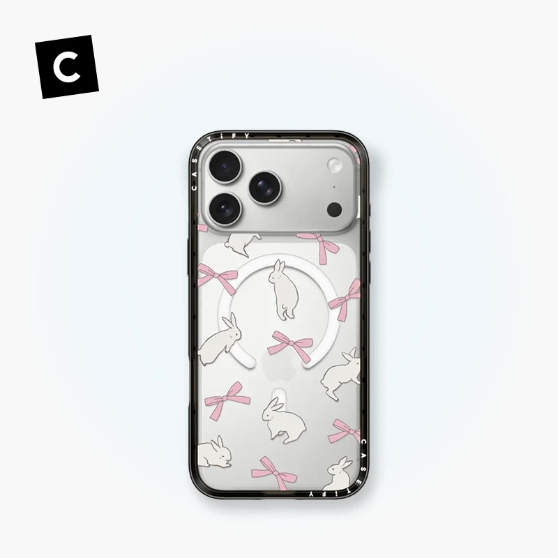 CASETiFY 兔兔缎带艺术家系列手机壳保护套防摔苹果iPhone16/17新