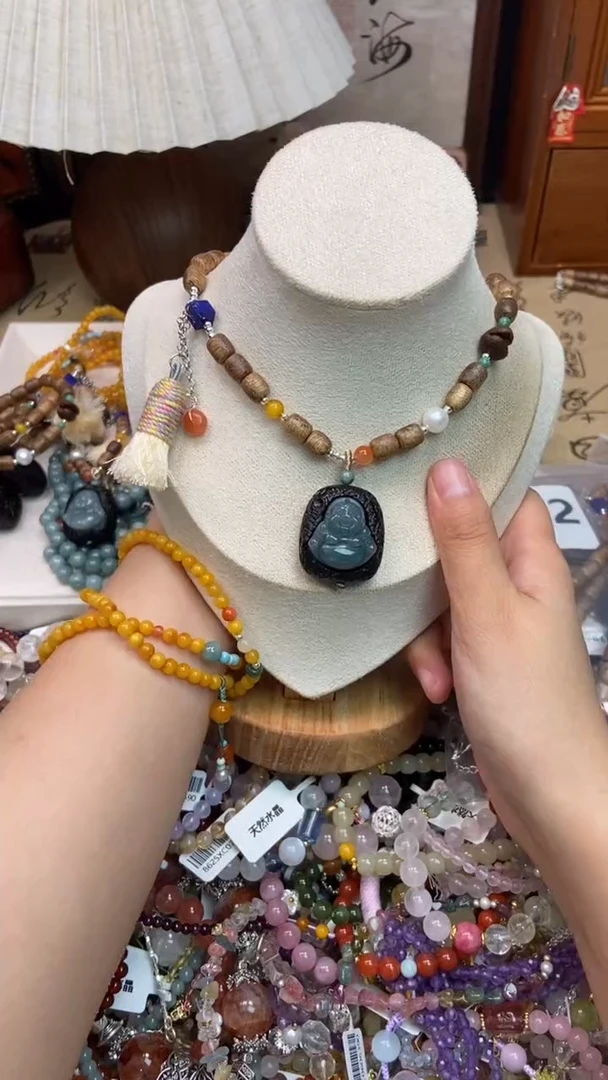 未镶嵌檀香木吊坠152