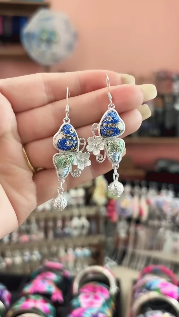 织绣艺枝独绣手工饰品7