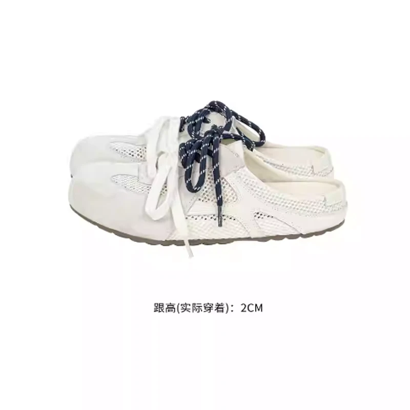 福豆勃肯半拖 Q弹小萌鞋！撞色系带德训包头拖