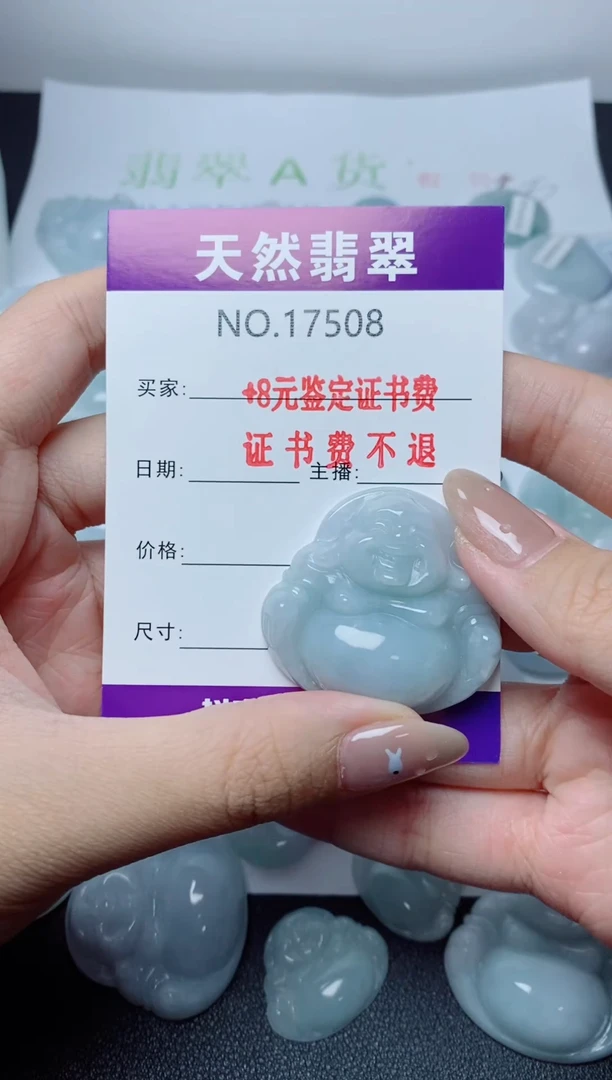 翡翠未镶嵌吊坠(不含链)007