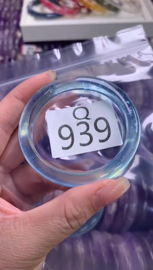 水晶珠宝半成品未镶嵌水晶手镯939-52