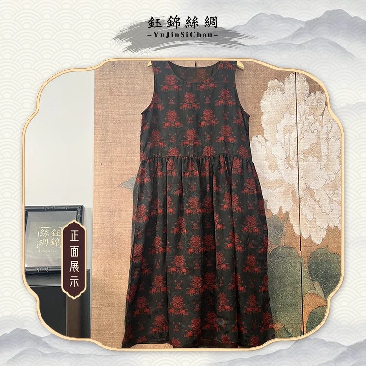 桑蚕丝休闲夏季娃娃裙