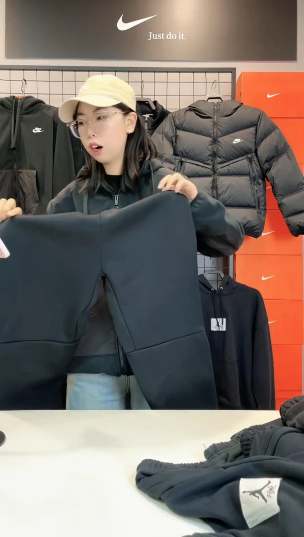 2123 华夫格子长裤XL码150-170斤 不退换