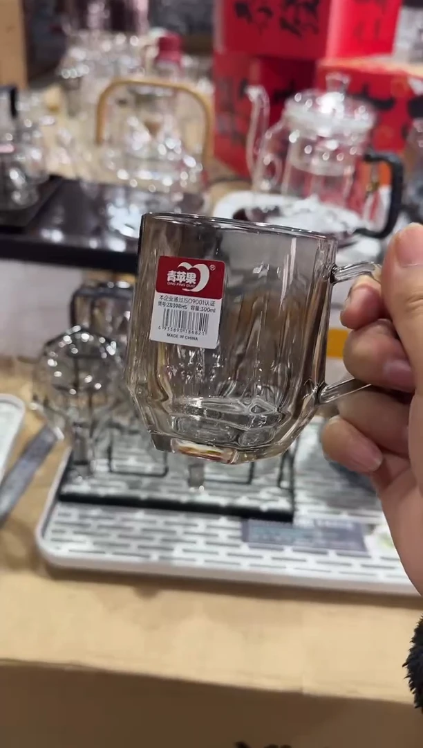 【闪购商品】水晶玻璃无盖款青苹果直播价*6