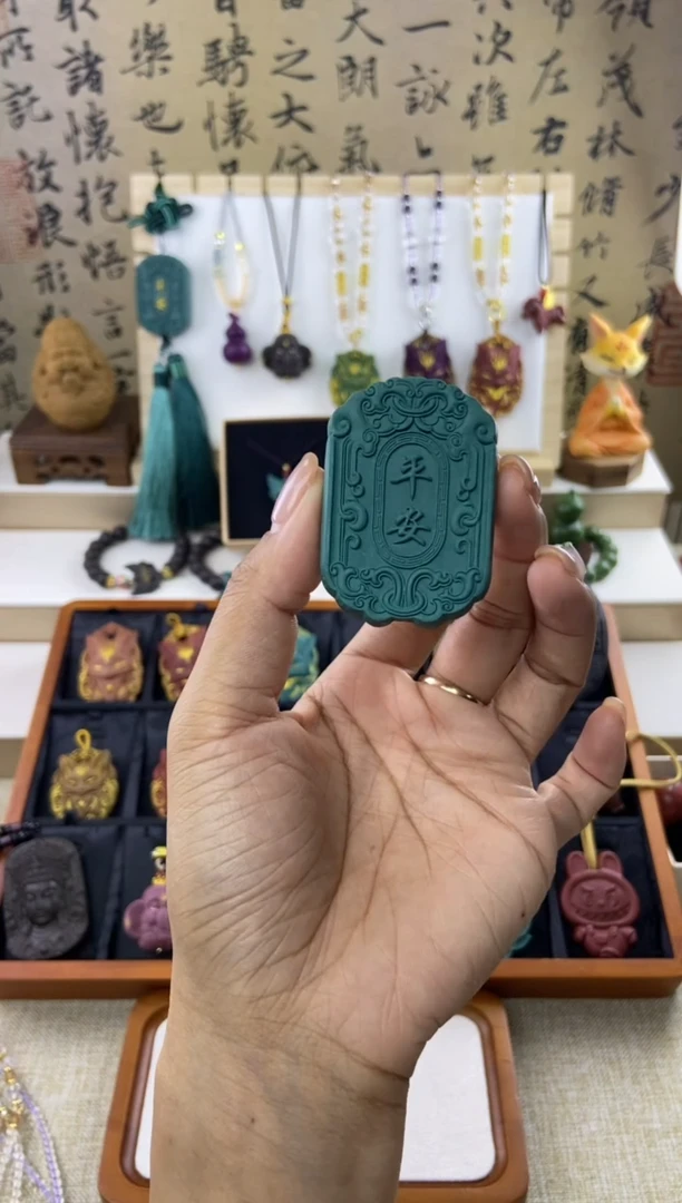 泥塑栀子奶香 平安车挂