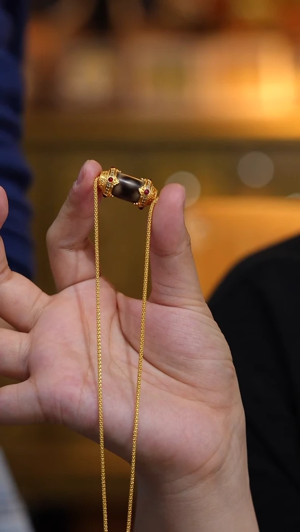 玛瑙/玉髓（覆膜）颈饰银S925镶嵌多宝项链多样性发其一