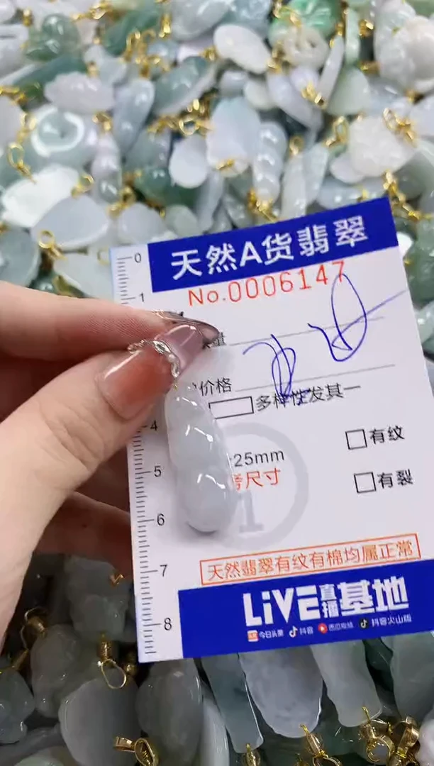 颈饰未镶嵌翡翠天然A货翡翠